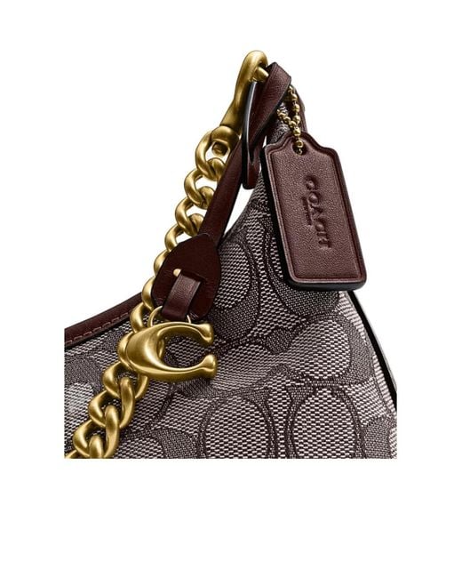 COACH Gray Juliet Shoulder Bag 25
