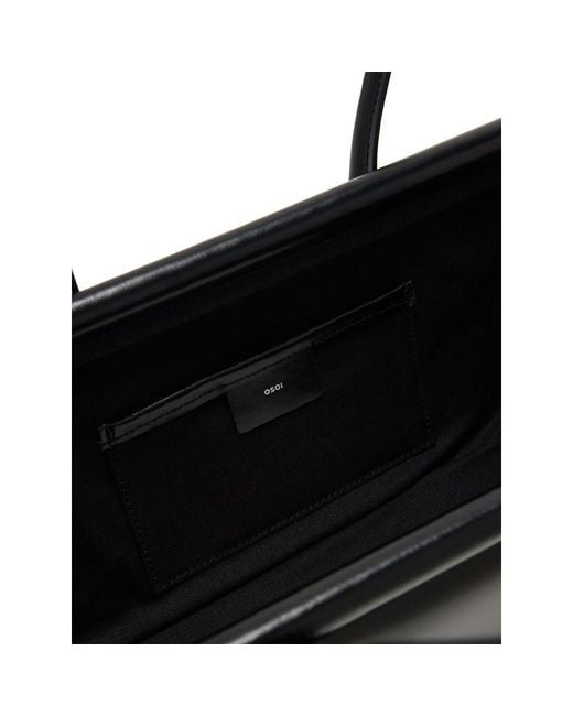 OSOI Black Dual-Handle Shoulder Bag