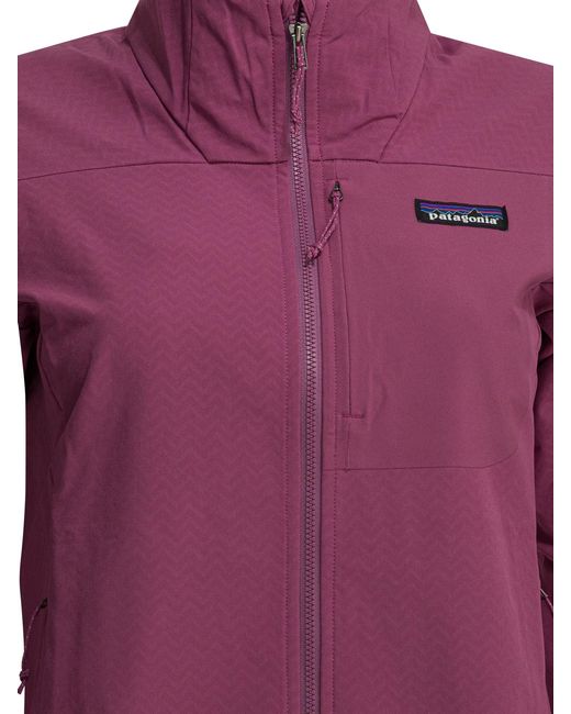 Patagonia Purple Long-Sleeved Zipped Jacket