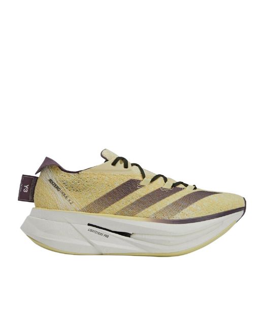 Y-3 Yellow Color Block Sneakers for men