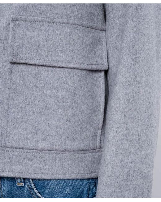 Herno Blue Logo Coat
