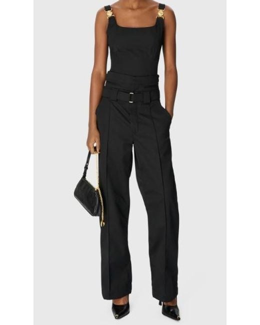MARINE SERRE Black Square-Necked Vest