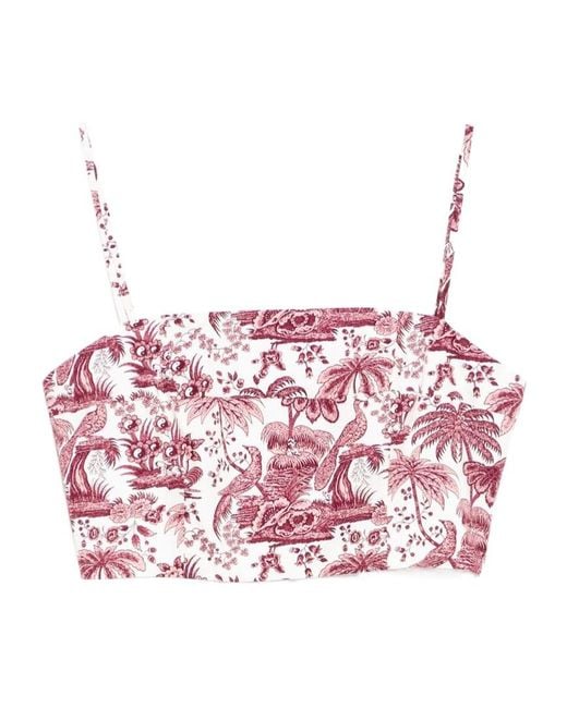 Staud Pink Federico Tank Top