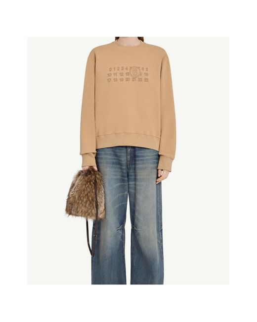 MM6 by Maison Margiela Natural Sweatshirt