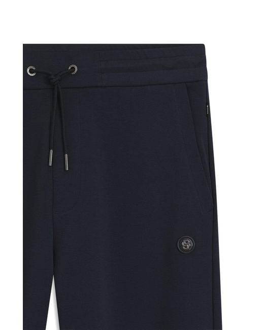Boss Blue Drawstring Track Pants for men