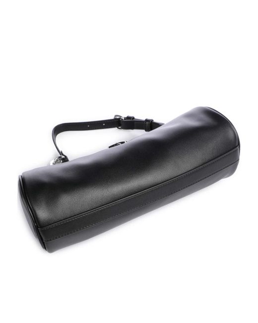 Vivienne Westwood Black Cindy Cylinder Smooth Shoulder Bag