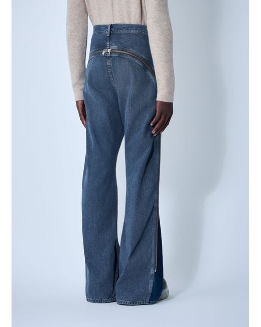 Rick Owens Blue Bolan Banana Pants for men