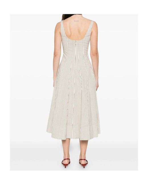 Staud White Wells Dress