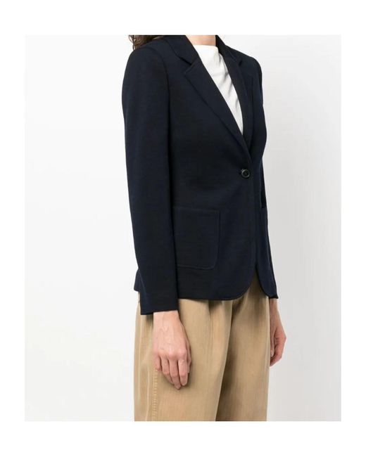 Seventy Black Single-Breasted Blazer