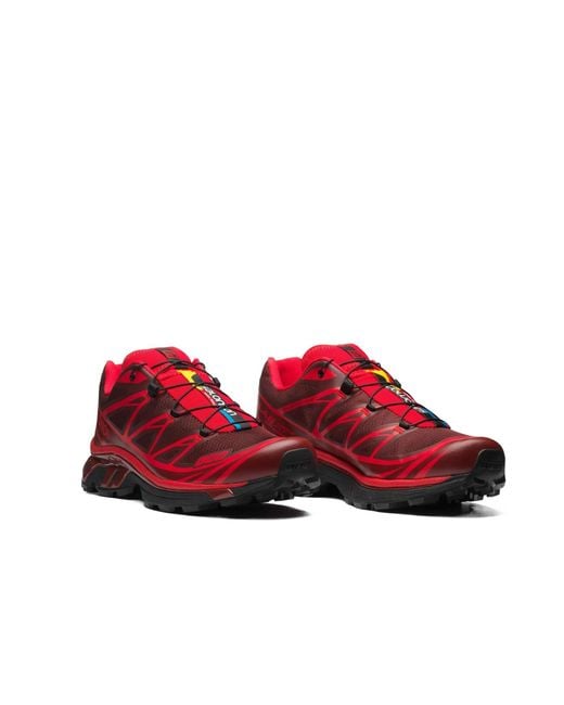 Salomon Lab Red Salomon Xt-6 Lace-Up Sneakers for men