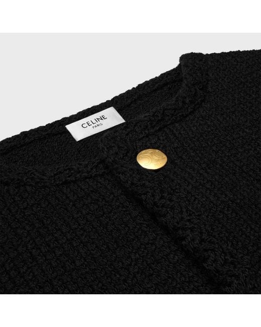 Céline Black Cardigan