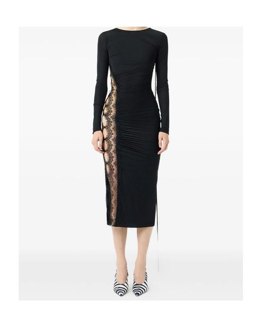 Blumarine Black Long Sleeve Dress