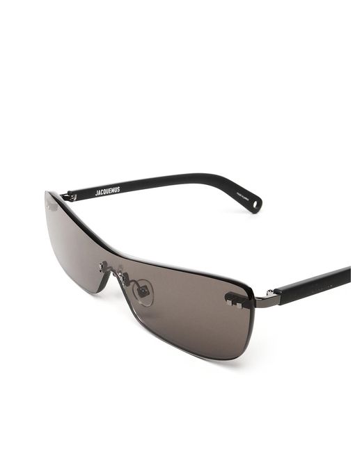 Jacquemus White Logo-Engraved Sunglasses for men