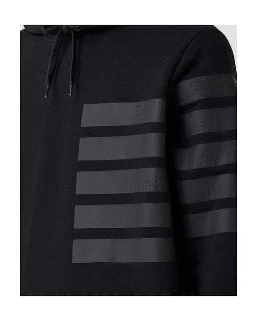 Burberry Black Horseferry Print Hoodie for men