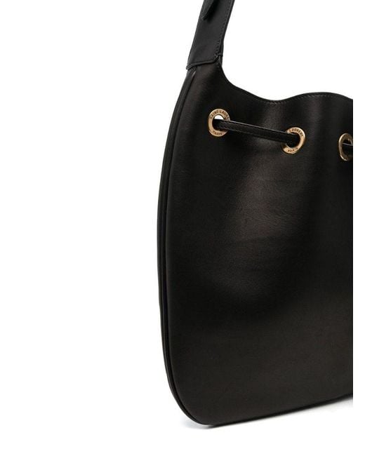Saint Laurent Black Parirs Vii Leather Shoulder Bag