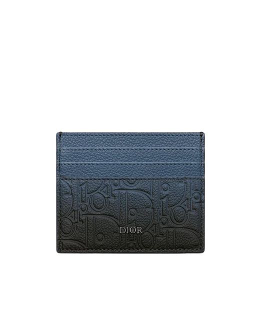 Dior Blue Card Holder for men