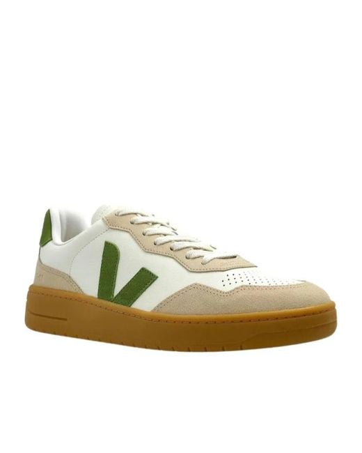 Veja Green V-90 Low-Top Sneakers