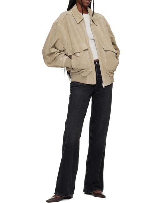 Citizens of Humanity Blue Annina High-Raise Wide Leg Jeans
