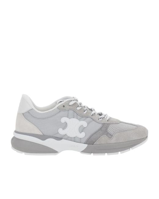 Céline Gray Low-Top Sneakers