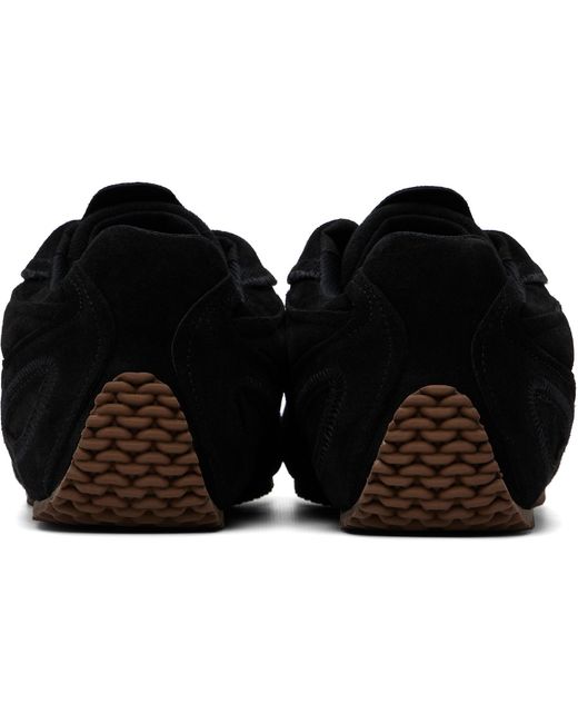 Axel Arigato Black Slow Runner Suede Panelled Sneakers for men