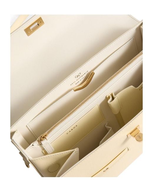 Anya Hindmarch Natural Mortimer Top Handle Bag