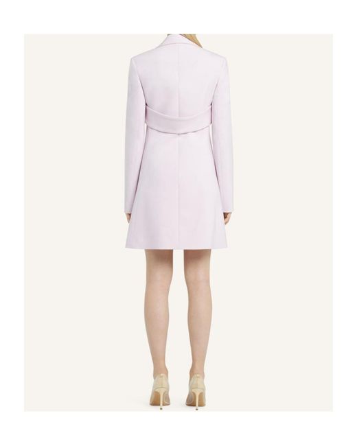 Courreges Pink Courrèges Heritage A-Line Coat