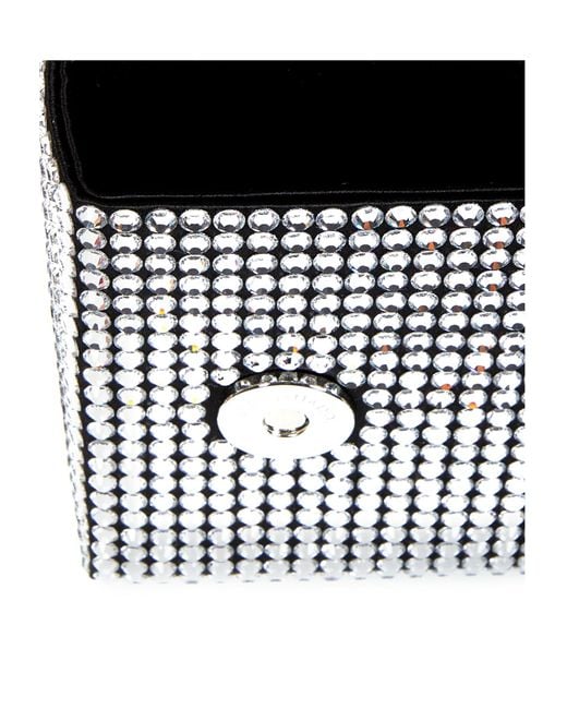AMINA MUADDI Gray Chain Shoulder Bag