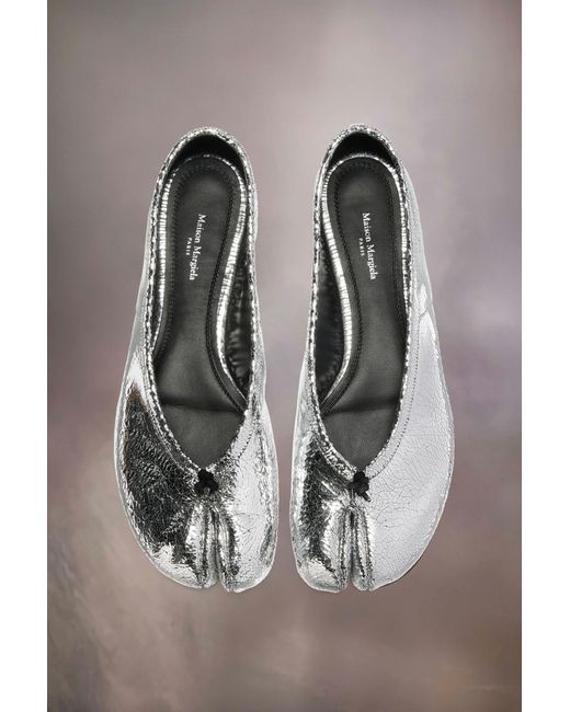 Maison Margiela White Tabi Broken Mirror New Ballerinas