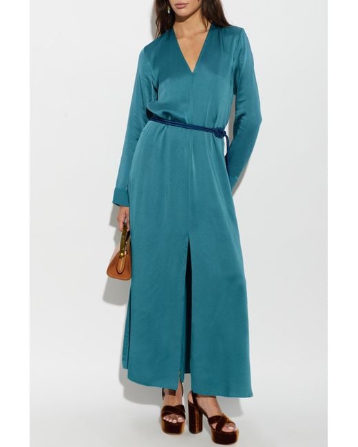 Forte_forte Blue Long-Sleeved Dress