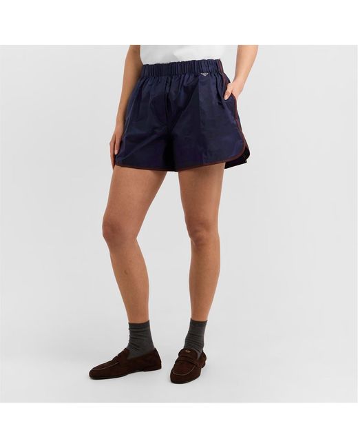 Prada Blue Elastic Waistband Shorts
