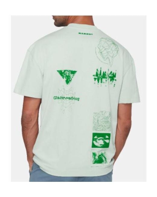 Mammut Green Base Relaxed T-Shirt Glacier for men