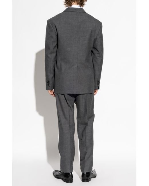 DSquared² Gray Double-Breasted Suit for men