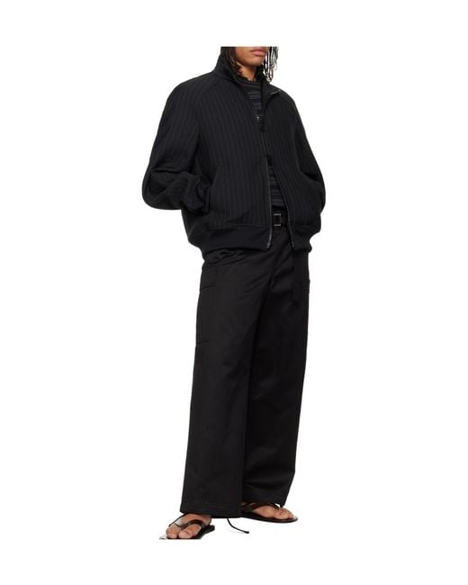 Sacai Black Wool Blend Jacket for men
