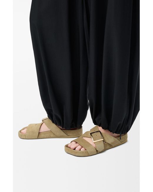 Loewe Brown Ease Buckle Slide