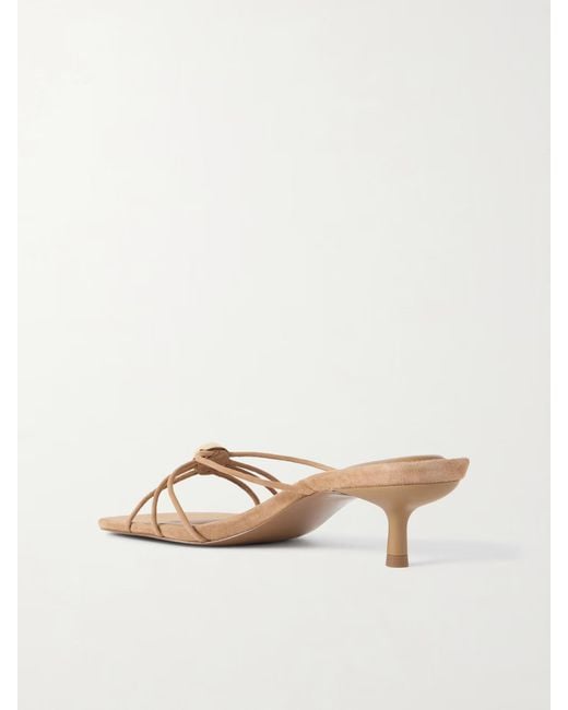 Jonathan Simkhai Natural Amaya Embellished High-Heeled Sandals