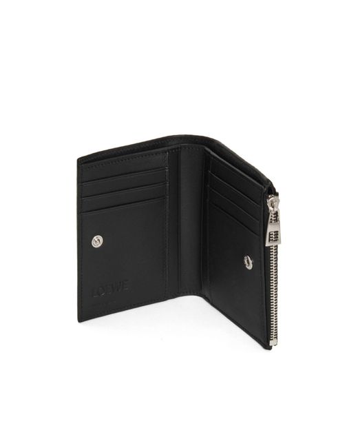 Loewe Black Slim Compact Walllet for men