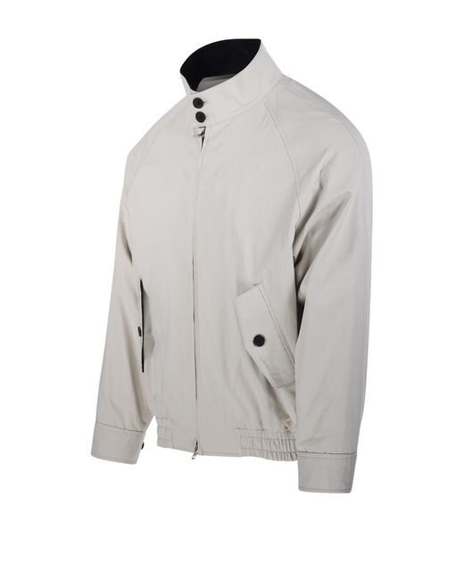 DUNST Gray Zip-Up Harrington Jacket for men