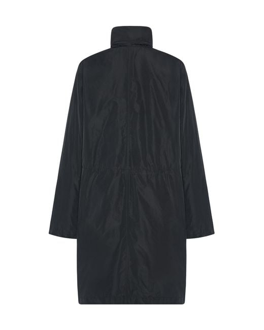 The Row Blue Aldara Zip-Up Coat