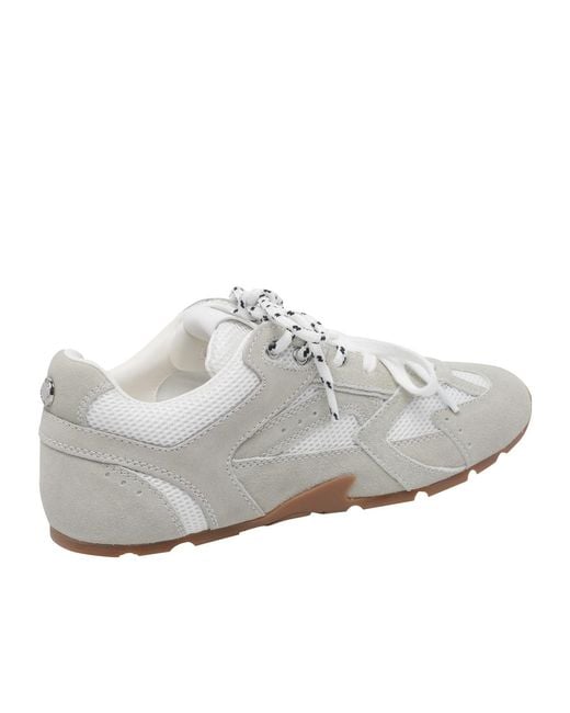 Steve Madden Gray Asiel Lace-Up Low-Top Sneakers
