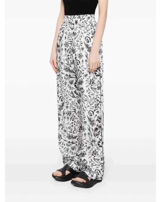 Off-White c/o Virgil Abloh White Tattoo-Print Pyjama Pants