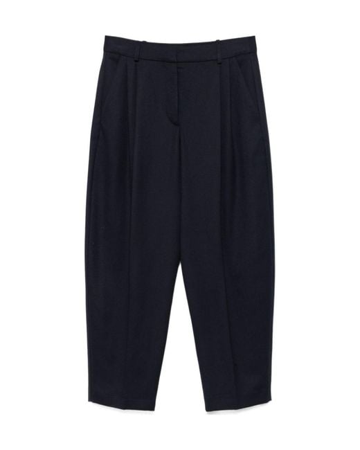 Stella McCartney Blue Casual Pants With Belt Loops
