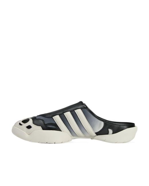 Y-3 White Regu Mules for men