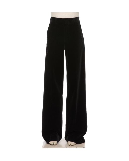 Valentino Black Belt Loop Casual Pants for men