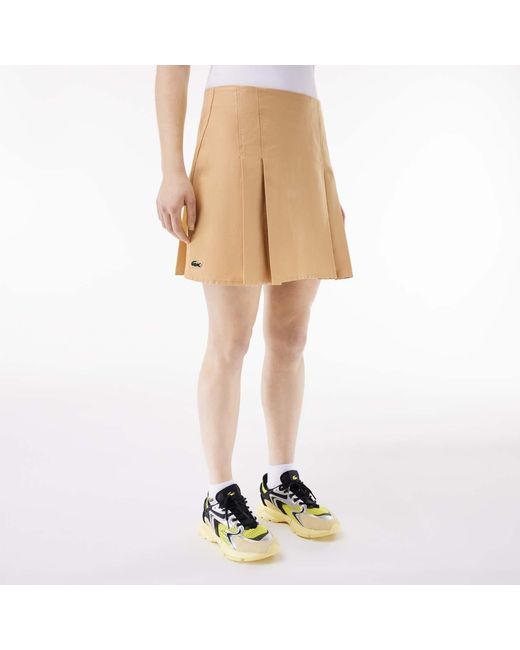 Lacoste Natural Versatile And Gentle Short Skirt