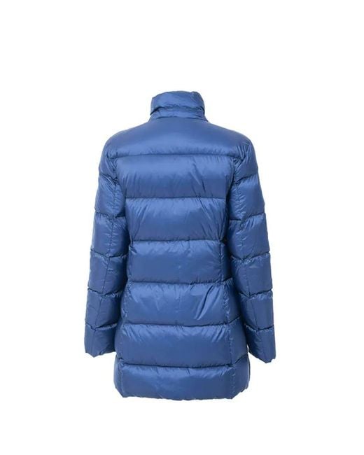 Armani Jeans Blue Long-Sleeved Down Jacket