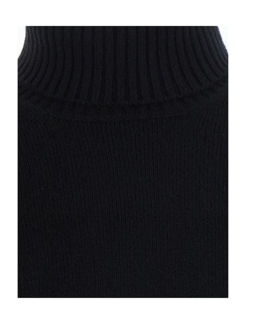 Kangra Cashmere Blue Long-Sleeve High-Neck Top for men