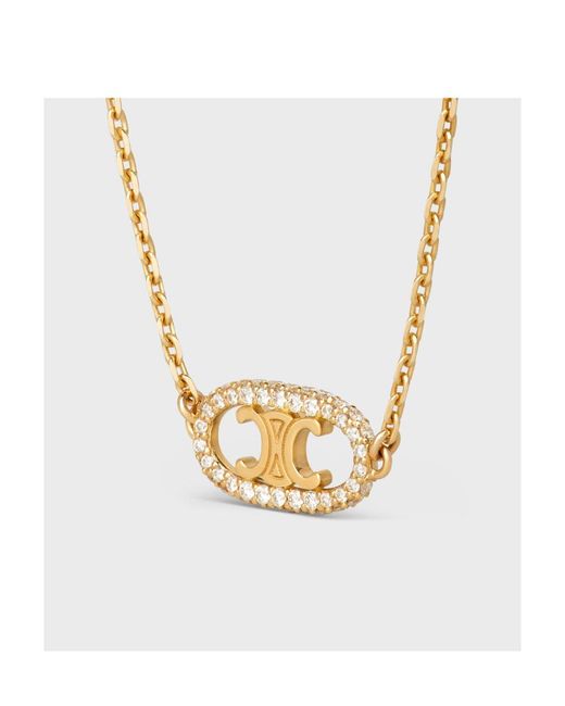 Céline White Maillon Triomphe Diamond Bracelet