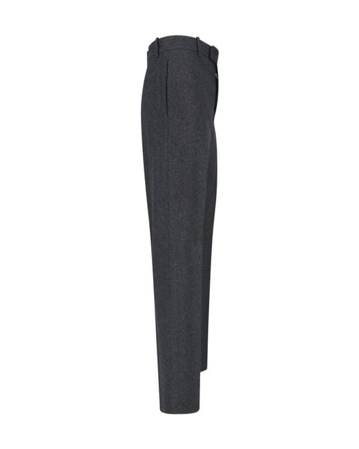 Jil Sander Gray Straight-Leg Casual Trousers for men