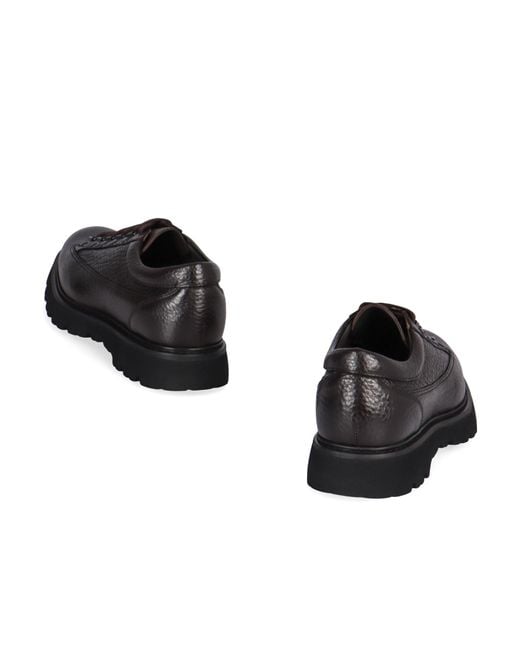Doucal's Black Ciro Lace-Up Shoes for men