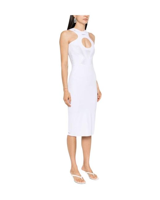 Coperni White X Puma Cut Out Detailed Sporty Dress